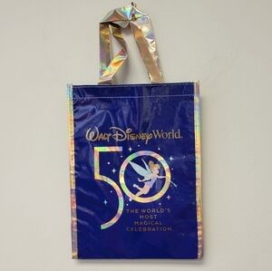 Disney World 50th Anniversary Small Reusable Tote Bag